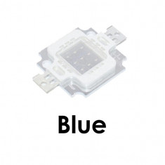 Led 10W, lumina ALBASTRA ( BLUE / 900-1000lm) (L.2490K)