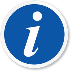 Eticheta pentru informații turistice foto
