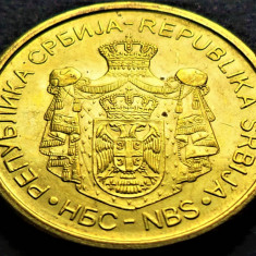Moneda 2 DINARI / DINARA - SERBIA, anul 2012 *cod 2740 B = A.UNC
