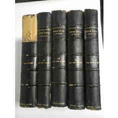 CODE CIVIL ANNOTE 5 tomes - par ED. FUZIER-HERMAN - Paris, 1935 - Rene Demogue