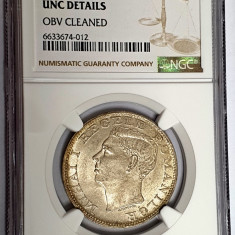 Monedă 500 lei 1944 - Mihai I | din argint | gradata NGC UNC