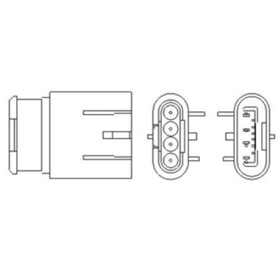 Sonda lambda Fiat 500 (312) 07.07-, 500 C (312) 09.09-, Panda (312 319) 02.12-, Panda Van (312 519) 02.12-; Lancia Ypsilon (312) 05.11-, MAGNETI MARE foto