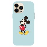 Husa compatibila cu Apple iPhone 12 Mini model Mickey Mouse cartoon, Silicon, TPU, Viceversa, Transparent, Carcasa
