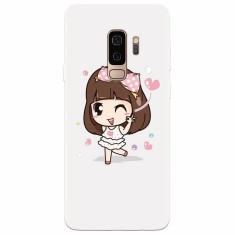 Husa silicon pentru Samsung S9 Plus, Happy Girl foto