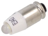 Lampă LED albă S5,7s 12VDC 12VAC cu 1 diodă
