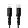 Cablu Date si Incarcare USB-C - Lightning McDodo CA-5631, 36W, 1m, Negru, Apple