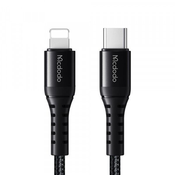 Cablu Date si Incarcare USB-C - Lightning McDodo CA-5631, 36W, 1m, Negru