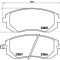 BREMBO P 78 013 PRIME LINE set placute frana,frana disc