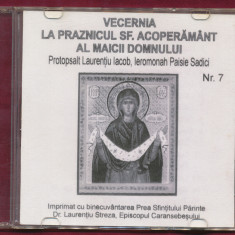 "Vecernia la Praznicului Sfântului Acoperământ" - Protopsalt L. Iacob - CD audio