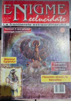 revista ENIGME NEELUCIDATE - nr. 25 din 2007 foto