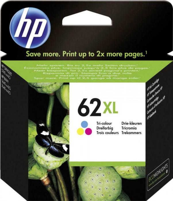 Cartus cerneala HP C2P07Ae Nr.62Xl Color 11.5 ml Original Hp Envy 5640 Aio