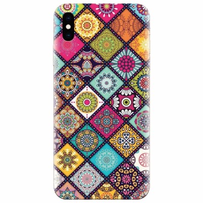 Husa silicon pentru Apple Iphone XS, Mandala Pattern foto