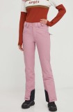 Protest pantaloni Kensington femei, culoarea roz