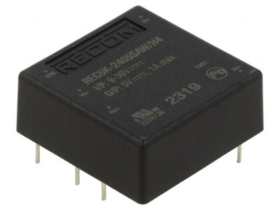 Convertor DC/DC 5W 9-36V la 5V 1A DIP6 foto