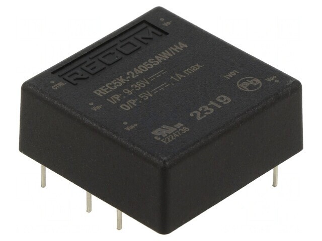 Convertor DC/DC 5W 9-36V la 5V 1A DIP6