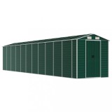 Cumpara ieftin Sopron de gradina, verde, 191x980x198 cm, otel zincat
