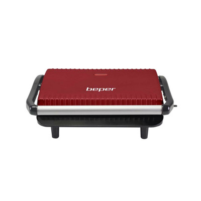 Aparat pentru sandwich Beper, 850 W, 23 x 14.5 cm, maner aluminiu, carcasa plastic foto