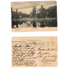 Bucuresti 1903 - Lacul Cismigiu, ilustrata circulata