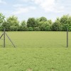 VidaXL &Icirc;ngrădire Hexagonală Gri 0.4x10 m Oțel
