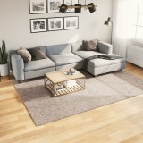 vidaXL Covor pufos &quot;PAMPLONA&quot; cu fire &icirc;nalte, bej modern, 200x280 cm