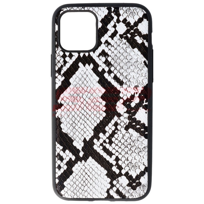 Toc TPU Leather Snake Apple iPhone 11 Pro Silver