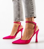 Cumpara ieftin Pantofi cu toc Lizor Fuchsia