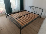 Pat metalic 160x200 cu somieră
