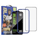 Folie de protectie Ecran Blueo AR pentru Apple iPhone 16 Pro Max, Sticla Securizata, Full Glue, 3D, Neagra