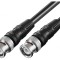 Cablu BNC 50&Omega; 1m Negru