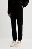 La Mania pantaloni de trening LYN culoarea gri, uni, LYN