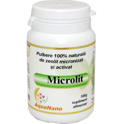 Zeolit Micronizat si Activat Microlit 100gr Aghoras foto