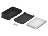 Carcasă desktop BOPLA BoVersa 120x216x55 mm neagră IP66/IP68