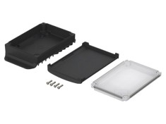 Carcasă desktop BOPLA BoVersa 120x216x55 mm neagră IP66/IP68