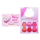 Set de machiaj kevin&amp;coco, 6 culori blush, husa pufoasa, model pisicuta, 17.3x12.5x5 cm, multicolor