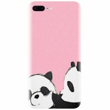 Husa silicon pentru Apple Iphone 8 Plus, Panda