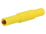 Mufă Banană 4mm 24A Galbenă Cu Izolație, HIRSCHMANN