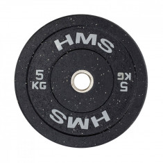 Greutate Bumper Plate 5 kg/51 mm HMS HTBR05-gri foto