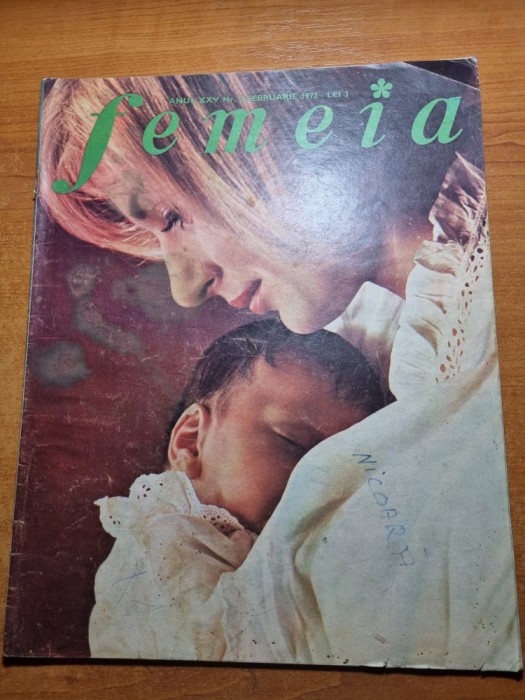 femeia februarie 1972-articol tagoviste,alexandria,ilie nastase,moda,retete