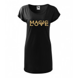 Tricou rochie Malfini bumbac print &quot;Magic Love&quot; marimi S, M, L, XL