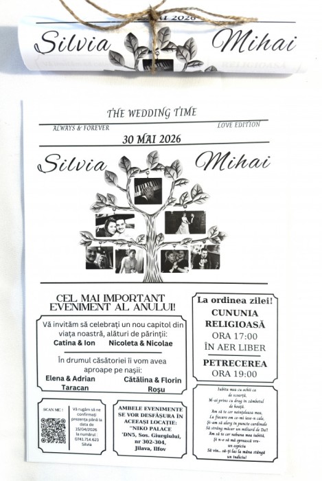 Invitatii evenimente , carti de vizita , etichete personalizate