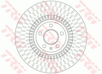 TRW DF6216 Disc frana foto