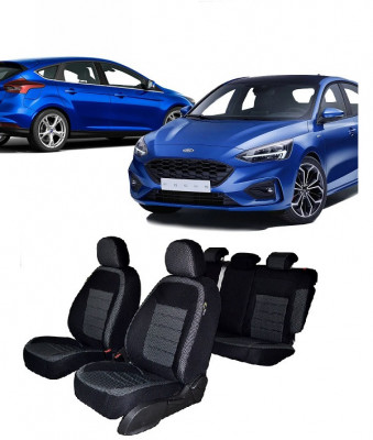 Set huse scaune auto dedicate Ford Focus 2012-2018 foto