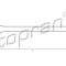 Supapa admisie SEAT TOLEDO I (1L) (1991 - 1999) TOPRAN 101 516
