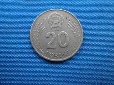 20 FORINT 1984-UNGARIA foto