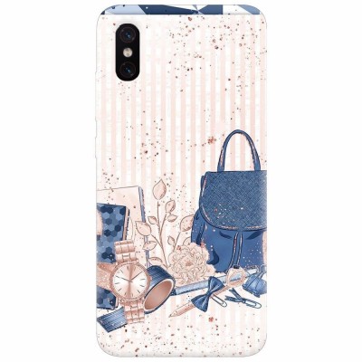Husa silicon pentru Xiaomi Mi 8 Pro, Girl Accesories foto