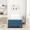 VidaXL Cadru de pat Albastru &icirc;nchis și alb 80 x 200 cm Catifea 3399028