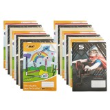 Set Caiet Studentesc A4, 48 file, 10 matematica, 10 dictando, coperta policromie, 20buc