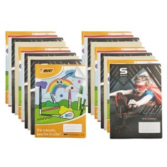 Set Caiet Studentesc A4, 48 file, 10 matematica, 10 dictando, coperta policromie, 20buc