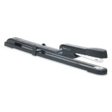 Capsator metalic cu brat lung Rapesco Marlin 25 coli negru
