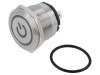 Comutator anti-vandalism E-SWITCH PVHC7 2 poziții SPST 20A 250VAC IP67 LED albastru